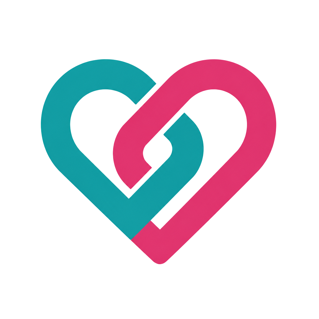 TRAKNIT heart-chain logo